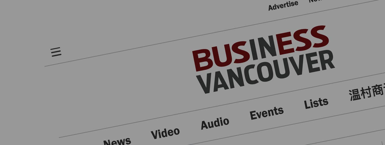 Danielle Allan featured in Business in Vancouver